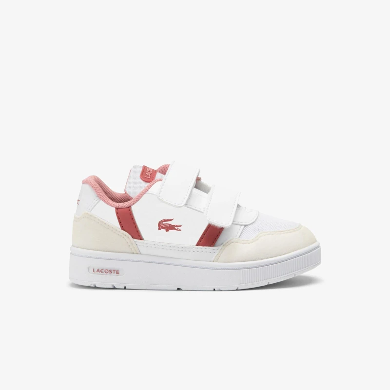 Image of Lacoste T-Clip Trainers - White White 8.5 infant