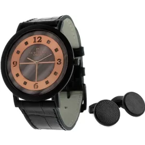 Image of Mens Tateossian Cufflink Gift Set Watch SM0199