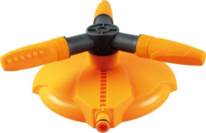 Image of Netagon Outdoor Lawn Grass Flowers 3 Arm Garden Lawn Watering Sprinkler