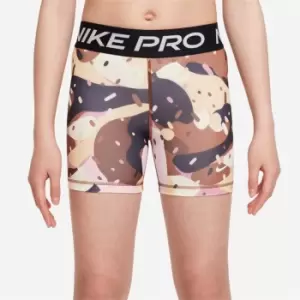 Image of Nike Pro Dri-FIT Big Kids (Girls') Shorts - Multi