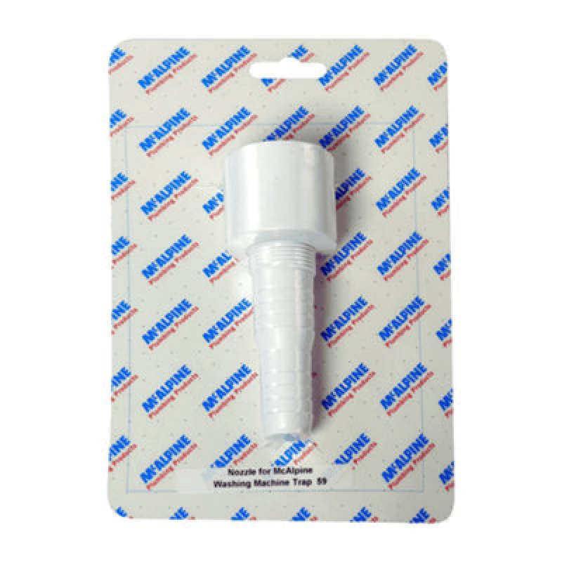 Image of McAlpine CARD-59 Nozzle For Washing Machine Adaptor - WMF3BODY White
