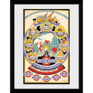 Image of Transport For London Visit The Empire 12 x 16" Framed Collector Print