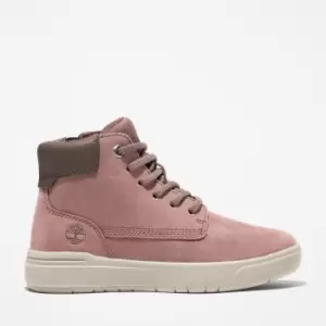 Image of Timberland Seneca Bay High-top Trainer For Youth In Pink Light Pink Kids, Size 12.5