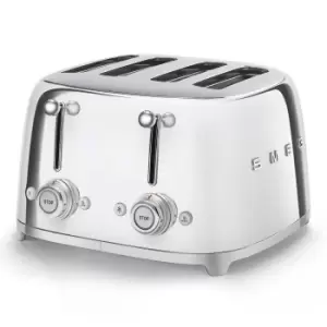 Image of SMEG 50s Retro Style TSF03SSUK 2 Slice Toaster