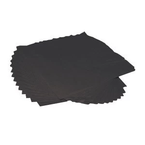 Image of 2 Ply 250mm x 250mm Luxury Cocktail Napkins Black Pack of 250