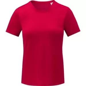 Image of Elevate Womens/Ladies Kratos Short-Sleeved T-Shirt (M) (Red)