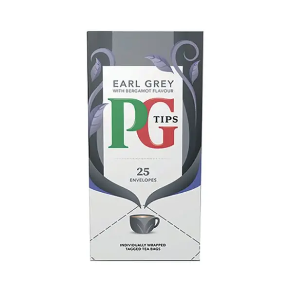 Image of PG Tips PG Tips Earl Grey Envelope Tea Bags (Pack of 25) 800398 800398