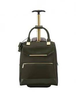 Image of Ted Baker Albany Wheeled Business Trolly Olive