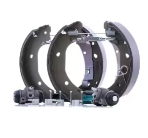 Image of Bosch Brake Set, drum brakes 0 204 114 646 FIAT,PEUGEOT,CITROEN,DUCATO Kasten (244),DUCATO Pritsche/Fahrgestell (244),DUCATO Bus (244, Z_)