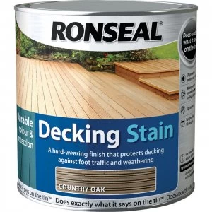 Image of Ronseal Decking Stain Rustic Pine 2.5l