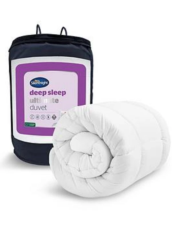 Image of Silentnight Ultimate Deep Sleep Duvet - 10.5 Tog White Baby SINGLE (135X200cm);SUPER KING (260X220cm);KING (230X220cm);DOUBLE (200X200cm)