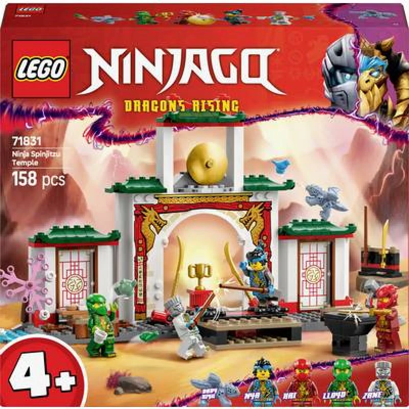 Image of LEGO LEGO NINJAGO Ninja Spinjitzu Temple with Toy Dragon 71831