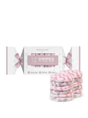 Image of Magnitone London 12 Swipes of Christmas Cracker Microfibre Cleansing Pads Set (12 Pack)
