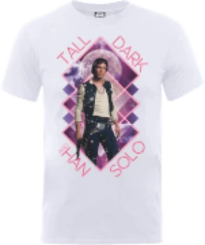 Image of Star Wars Han Solo Tall Dark T-Shirt - White - M