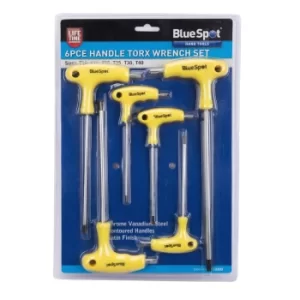 Image of 6 Piece T-handle Torx Wrench Set
