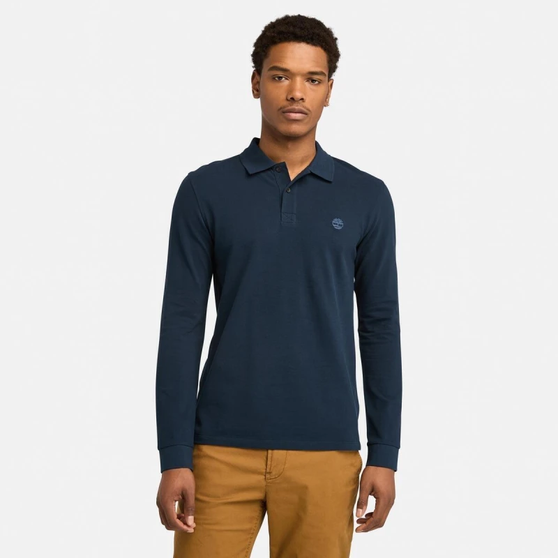 Image of Millers River Polo Shirt in Cotton Pique