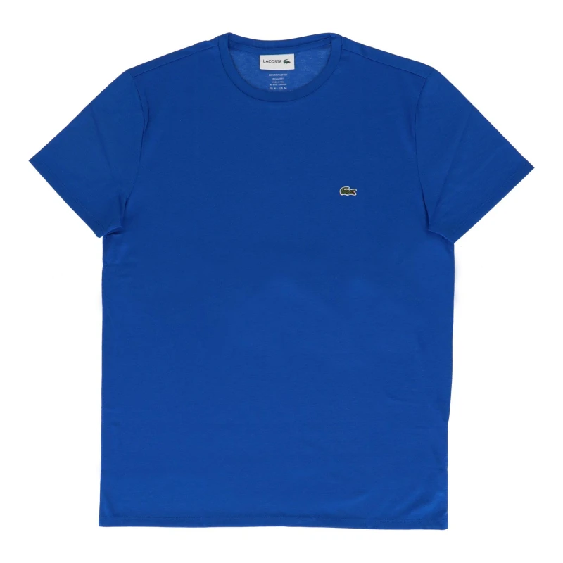 Image of Lacoste Mens Crewneck T-Shirt Blue male S