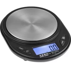 Image of KERN Pocket scales, with taring tray, pack of 5, weighing range up to 1000 g, read-out accuracy 1 g, weighing plate 81 mm