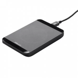 Image of PNY P-AC-QI-KEU01-RB mobile device charger Indoor Black Gray