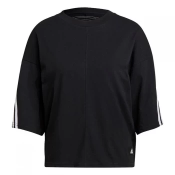 Image of adidas Sportswear Future Icons 3-Stripes T-Shirt W - Black