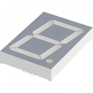 Image of Seven segment display Yellow 56.9mm 7.8 V No. of digits 1