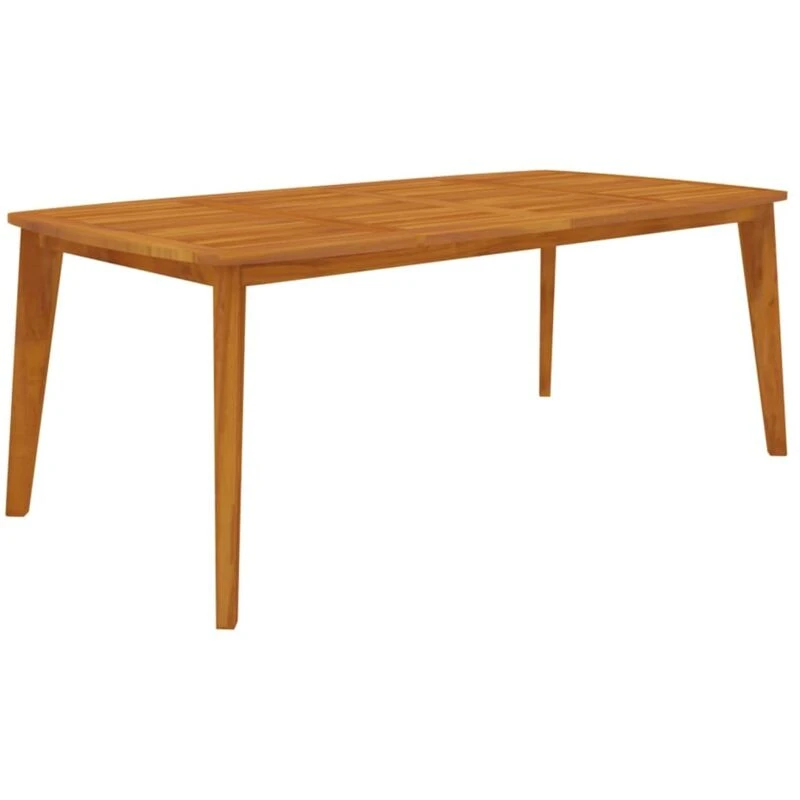 Image of vidaXL Garden Table 200x100x75cm Solid Wood Acacia, Brown 310304