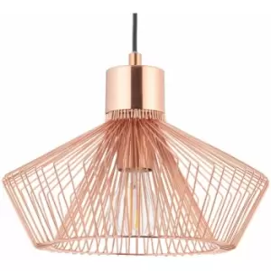 Image of Hanging Ceiling Pendant Light modern copper wire Shade Designer Lamp Bulb Holder