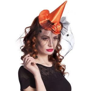 Image of Headband Scary Witch Hat Fancy Dress Accessory
