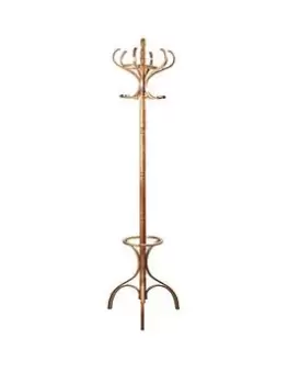 Image of Premier Housewares Coat Stand With Oak Finish