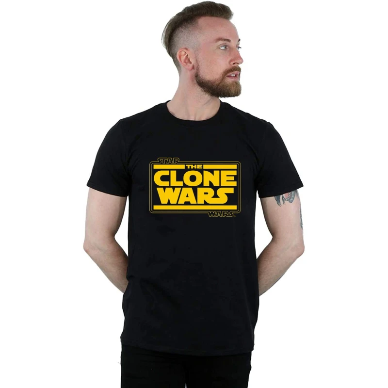 Image of Star Wars Star Wars Men Rebel Logo T-Shirt in Black Size: Small Black S Male 5059958515383