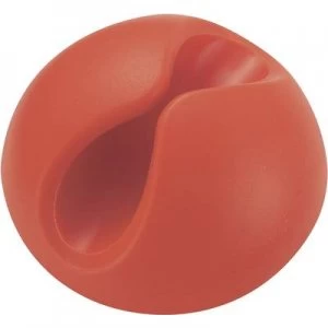 Image of Cable mount Self adhesive Orange fluorescent 547712