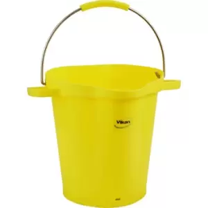 Image of Vikan Bin, suitable for foodstuffs, capacity 20 l, pack of 5, yellow