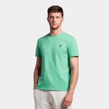 Image of Mens Plain T-Shirt - Green Glaze - S