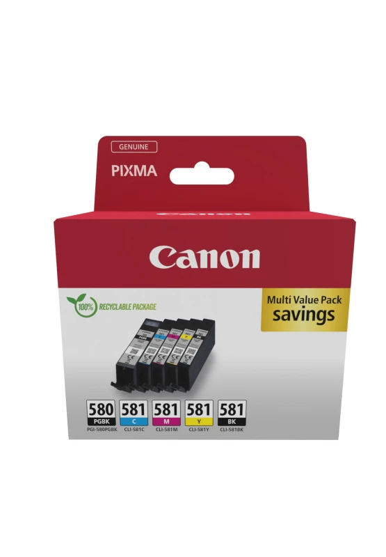 Image of Canon 2078C008 ink cartridge 5 pc(s) Original CMYK 2078C008