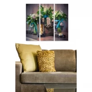 Image of MDF270764801 Multicolor Decorative MDF Painting (3 Pieces)