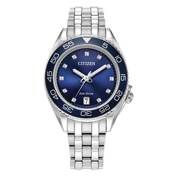 Image of Citizen FE6160-57L Eco-Drive Diamond Bracelet Watch - W92130