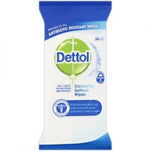 Image of Dettol Cleansing Surface Wipes Anti Bacterial 30 Sheets
