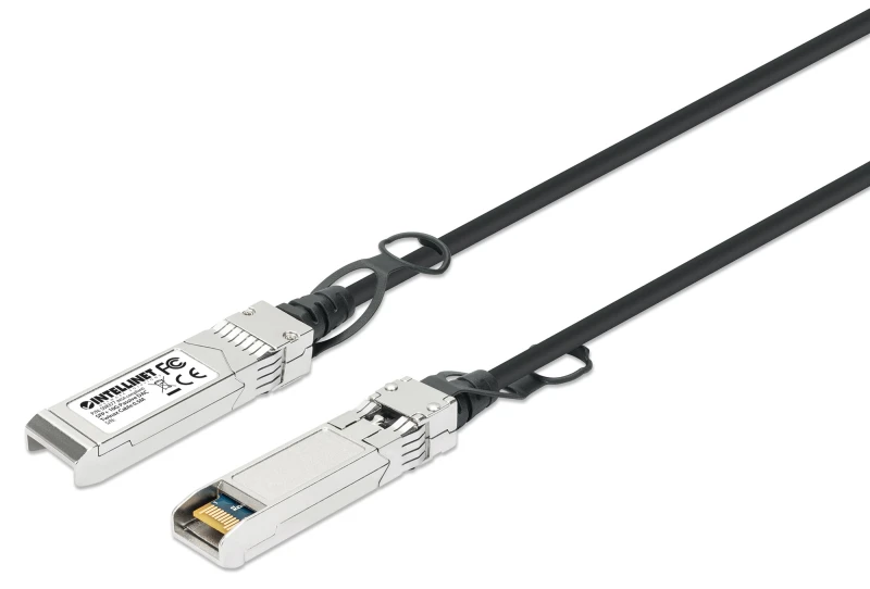 Image of Intellinet 0.5m 10G SFP+ Passive Direct Attach Copper Twinax Cable 30A