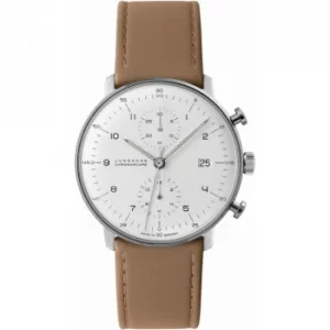 Image of Mens Junghans Max Bill Chronoscope Automatic Chronograph Watch 027/4502.00