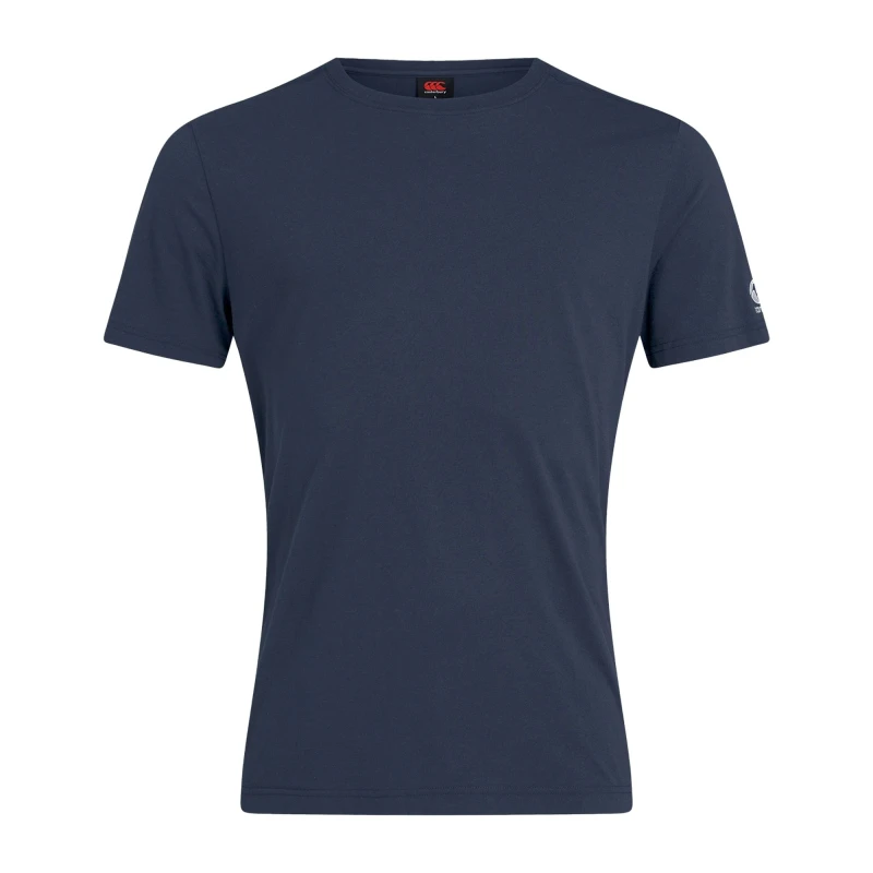 Image of Canterbury Canterbury Men Club Plain T-Shirt in Navy Size: Small Navy S Male 5063806452829