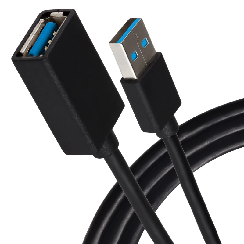 Image of Maplin Maplin USB-A 3.0 Male to USB-A 3.0 Female Extension Cable - Black, 1.5m L06BT