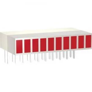 Image of LED linear array 10x Red L x W x H 25.4 x 14 x 5mm Signal Con