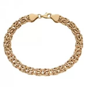 Image of Byzantine Design Bracelet Yellow Gold GB507