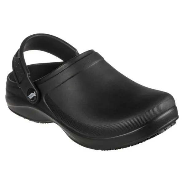Image of Skechers Womens Riverbound Pasay Slip Resistant Clogs UK Size 8 (EU 41) Black SKE1927-BLK-8