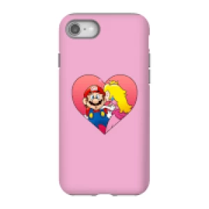 Image of Nintendo Super Mario Peach Kiss Phone Case - iPhone 8 - Tough Case - Gloss