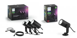 Image of Philips Hue Smart Outdoor Spotlight Base Kit