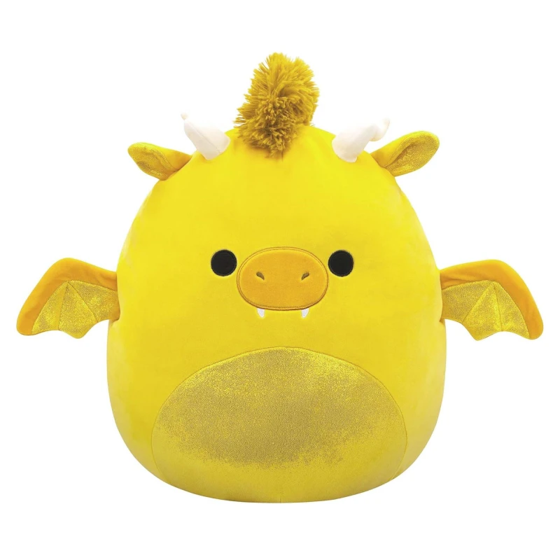 Image of Squishmallows Squishmallows 16'' Gold Dragon Sparkle Plush