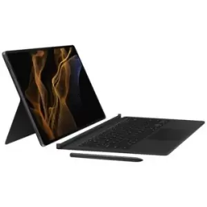 Image of Samsung Book Cover Keyboard EF-DX900 BookCase Samsung Galaxy Tab S8 Ultra Black Tablet PC cover
