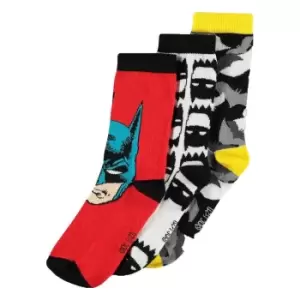 Image of DC Comics Socks 3 Pack Batman 39-42