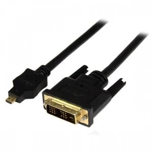 Image of StarTech 1m Micro HDMI to DVI-D Cable